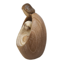 Modern Style Holy Family Carved Nativity - Ash Wood - 4.5 Inch