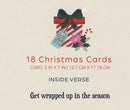 Candy Shoppe Christmas Card Set - Wrapped Gift