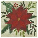 Pop-Up Gift Card Box (Red Plaid & Glitter Poinsettia)