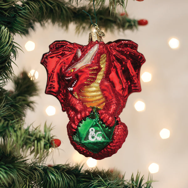 Dungeons And  Dragons Red Dragon Ornament