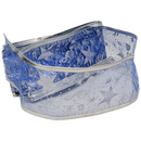 Sheer Wire-edged 2 inch Ribbon - 6 Feet - Blue