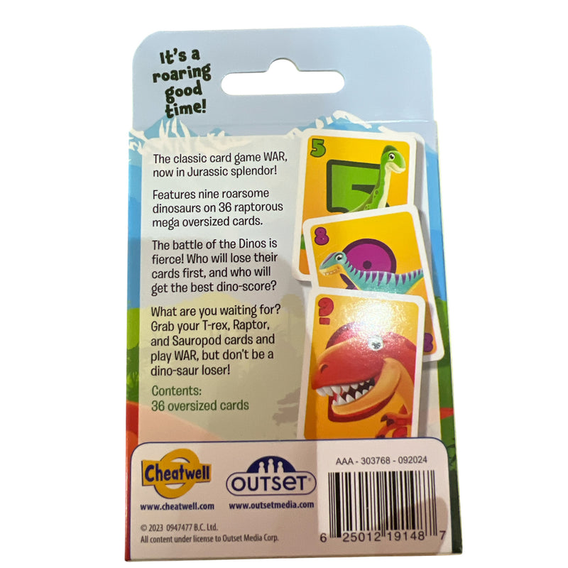 Dinosaur War Card Game