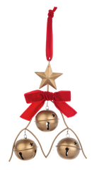 Jingle Bell Ornament - Gold
