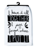 Snarkasms Together: The Flour Sack Towel with a Wink