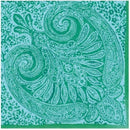 Paisley Medallion Turquoise - Cocktail Napkin