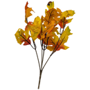 13-Inch Autumn Oak Leaf Bush - Home & Living >> Artificial Flowers - by Teters - view 4