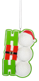 Holiday Golf Cheer Ornament