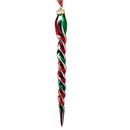 Rainbow Twister Glass Icicle -