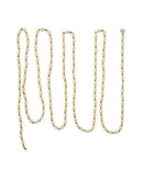 9 Foot Ivory and Gold Beaded Garland
