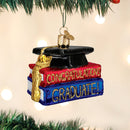 Congratulation Graduate Glass Ornament - Christmas >> Ornaments >> Life's Moments - by Old World Christmas - view 7