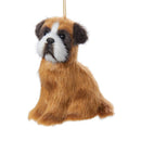 Plush Puppy Boxer Ornament - Christmas >> Ornaments >> Animals - by Kurt Adler