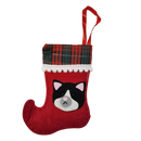 Kitty Mini Stocking Ornament - Tuxedo