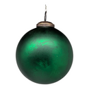 Antique Matte Emerald Glass Ball Ornament - Christmas >> Ornaments >> Glass - by Christmas By Krebs - view 2