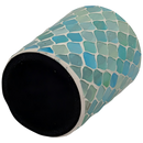 Luminescent Turquoise Gem: The Tiny Treasured Candleholder