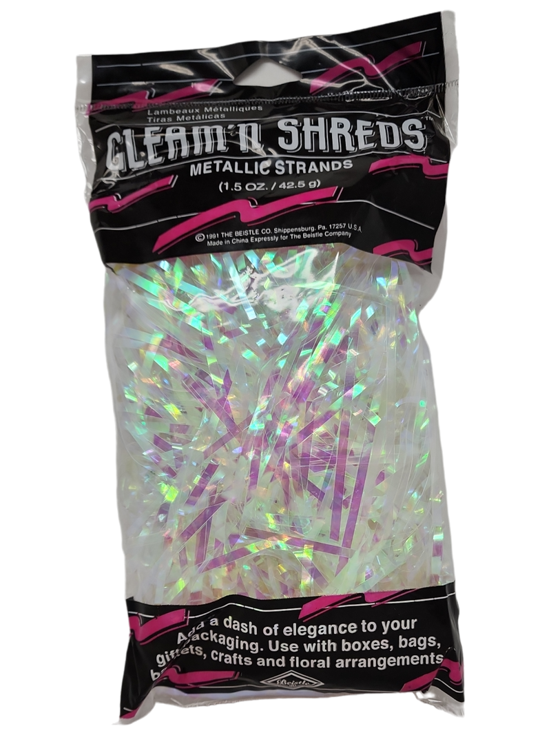 Gleam'n  Shreds Metallic Strands  - Opalescent