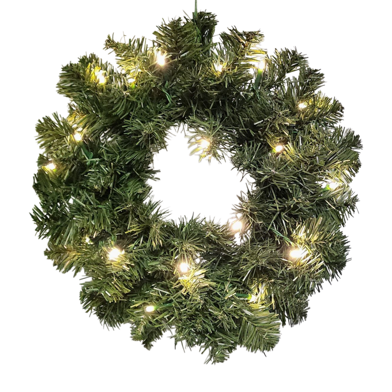 Imperial Wreath - 14 Inch - LED Lighted