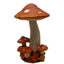 Cheerful Orange Harvest Mushrooms
