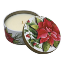 Poinsettia Pine Candle - Enchanting Holiday Atmosphere
