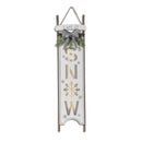 Let it Snow - Lighted Sleigh Wall Decor - 45" Tall