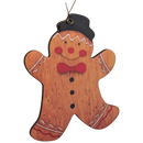 Suave Gingerbread Gentleman in Top Hat