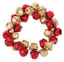 Jolly Jingles Stretch Bell Bracelet - Red & Gold