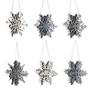 Wooden Snowflake Ornament -