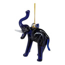 The Egyptian Glass Saphire Elephant Ornament