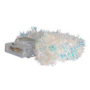 20-Light Battery-Operated Multicolored Superbright LED Silver Iridescent Tinsel - Christmas >> Lighting - by Kurt Adler - vie