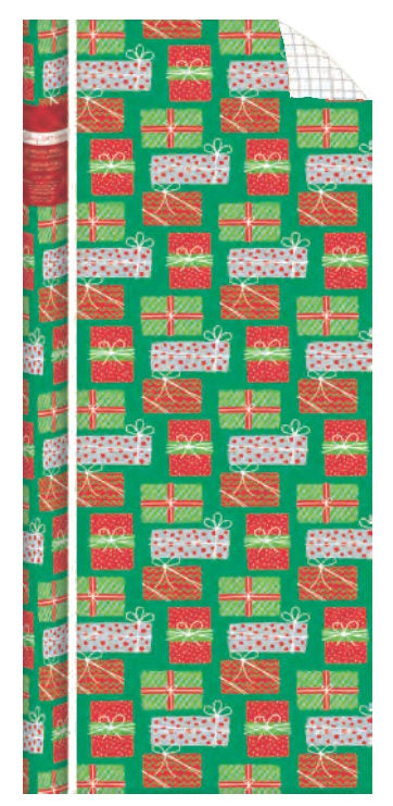 Holiday Present Foil Roll Wrap - 30" x 144"