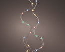Micro 40-LED Stringlights - Steady - Multicolor - Silver Wire