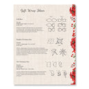 Nutcracker Christmas Wrapping Paper Book