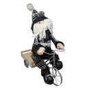 Metal Delivery Bike with Santa Gnome Rider