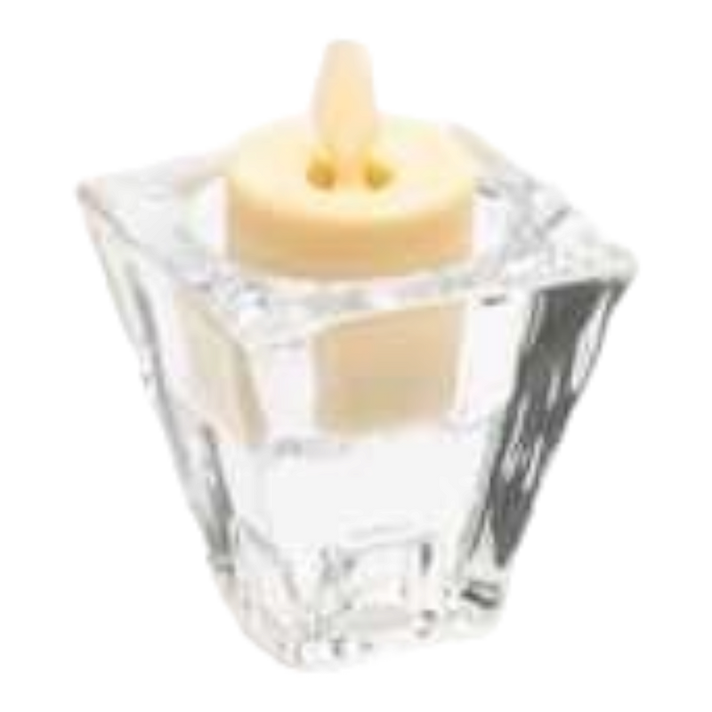 Glass Candleholder for Taper, Tealight, or Votive