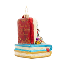 Christopher Radko Little Gem Glass Ornament - Santa’s Book Nook