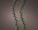 LED Rice Twinkle Stringlight - 1000 Lights - Multicolor - Green Wire