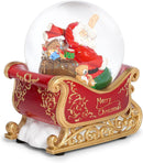 Musical Santa in Sleigh Glitterdome