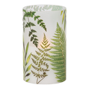 Frosted Illumaflame Fern LED Glass Candle - 6 Inch - Battery Operated - by Everlasting Glow