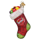 Skittles Stocking  Glass Ornament - Christmas >> Ornaments >> Glass - by Old World Christmas - view 2