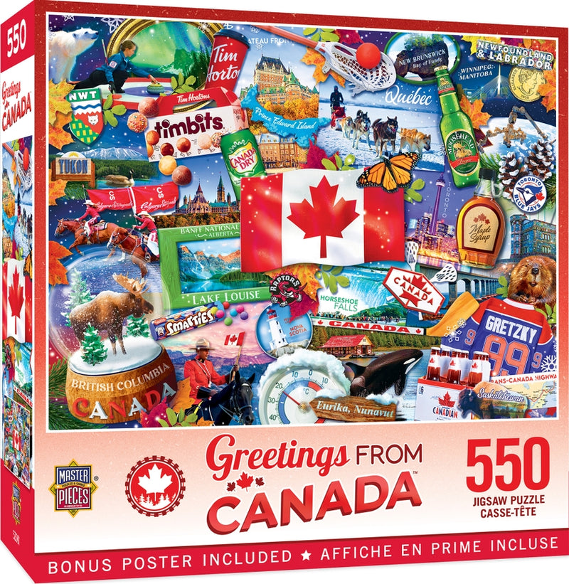 Greetings from Canada - 550 Piece Puzzle