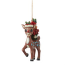 Rudolph with Stacked Presents Ornament