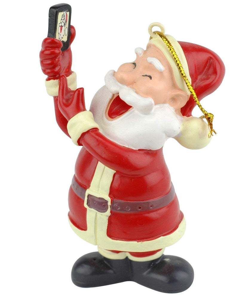 Tree Buddees Selfie Santa Claus Christmas Ornament - The Country Christmas Loft