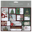 Foil Gift Tags – Traditional Holiday Collection (24-Count Red Foil)