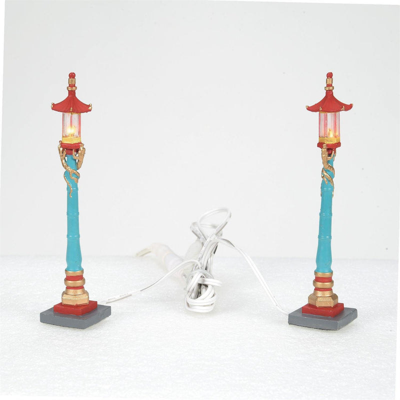 Chinatown Post Lamps - 2 Piece Set