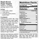 Maple Brown Sugar Veggie Seasoning