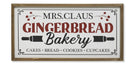 Mrs Claus Bakery Sign