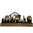 Wood Nativity Design Christmas Advent Calendar
