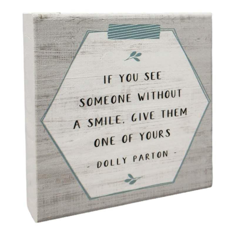 Small Talks Sign - Give Smile