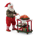 Santa Bringing Turkey Dinner