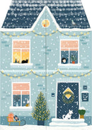 At Home Christmas  3D Fold Out House Advent Calendar - Christmas >> Advent - by Coppenrath