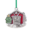 Reindeer Barn Ornament - Christmas >> Ornaments >> Metal - by Danforth Pewter